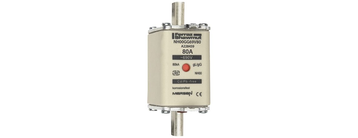 A228459 - NH fuse-link gG, 690VAC, size 00, 80A double indicator/live tags